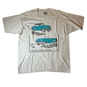 Vintage 90s 00s Chevy Association‎ Hot Rod Tshirt Size XL